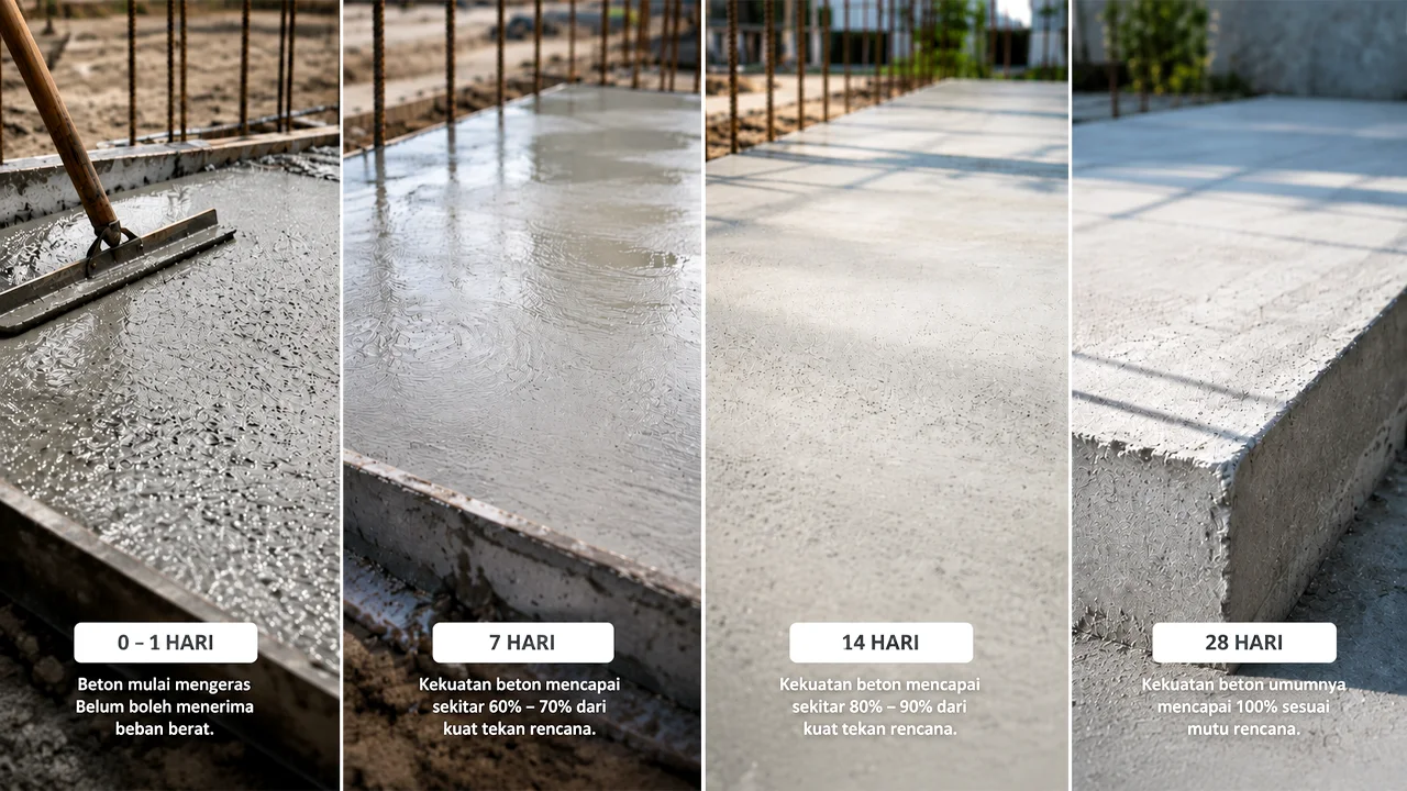 Berapa Lama Beton Kering? Ini Penjelasan yang Sering Disalahpahami