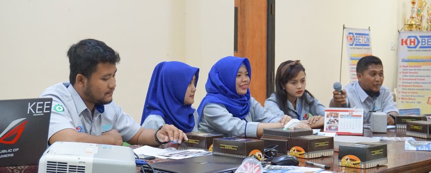 KH Beton Gelar Pengenalan Produk-Produk Inovatif di Aula DPUPR Kabupaten Kendal