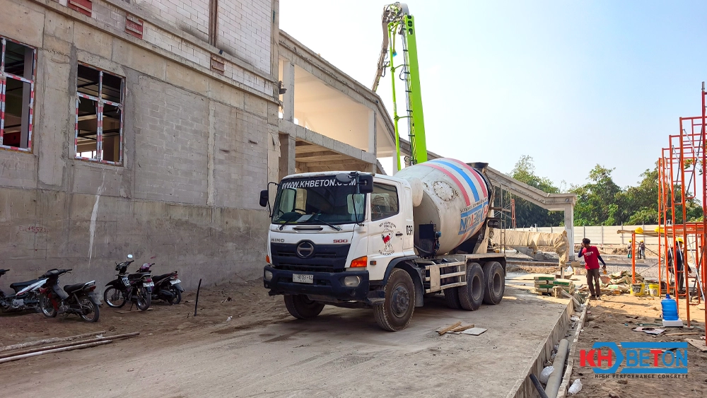 Pekerjaan Pengecoran Beton Industri PT Wanhe Garment Indonesia