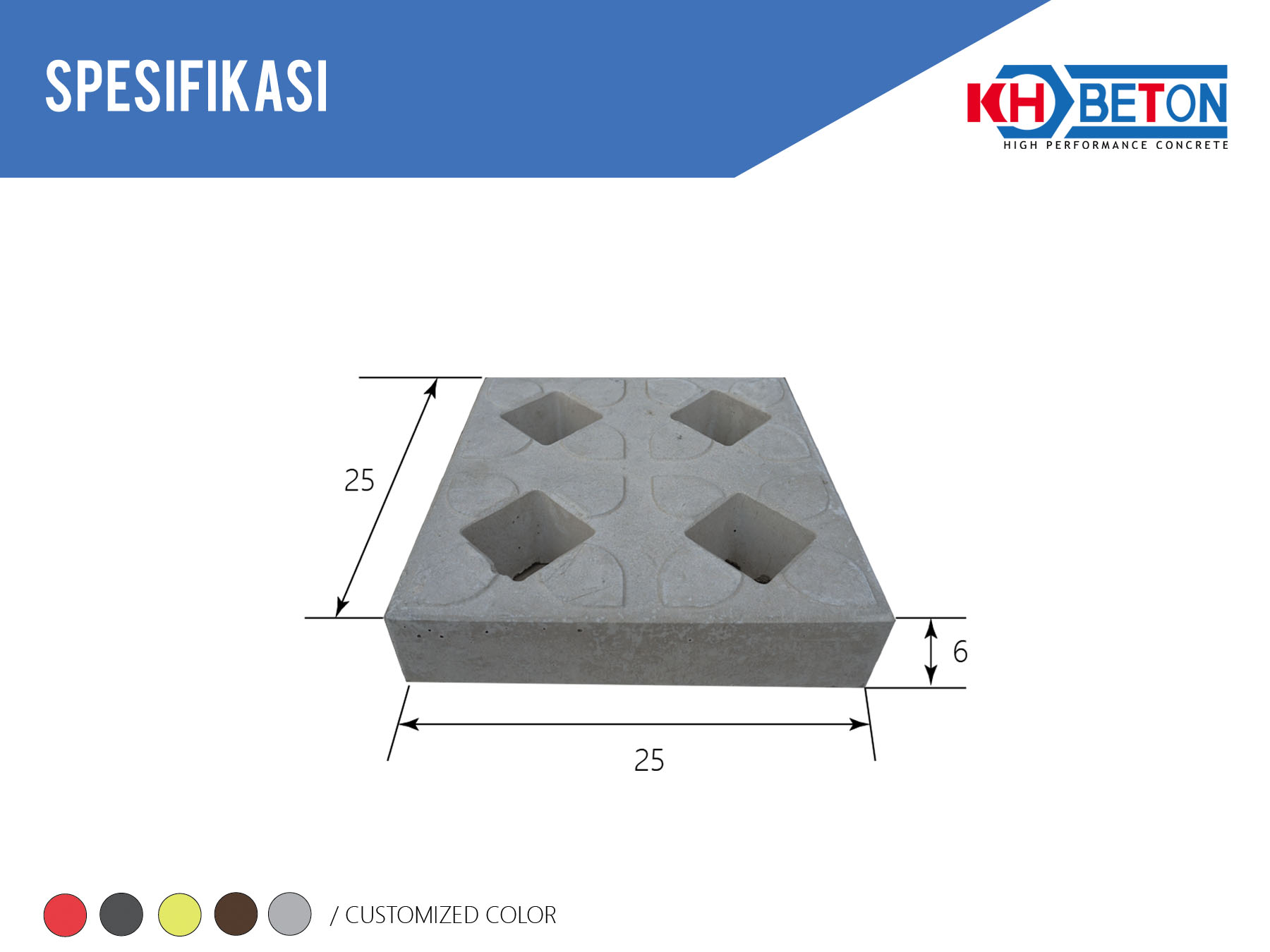 Paving Grass Block Motif